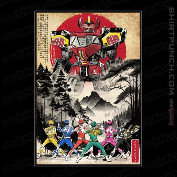 Rangers In Japan Woodblock on Sale