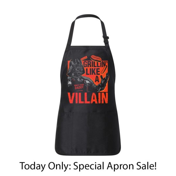 Grillin  Villain Apron For Sale