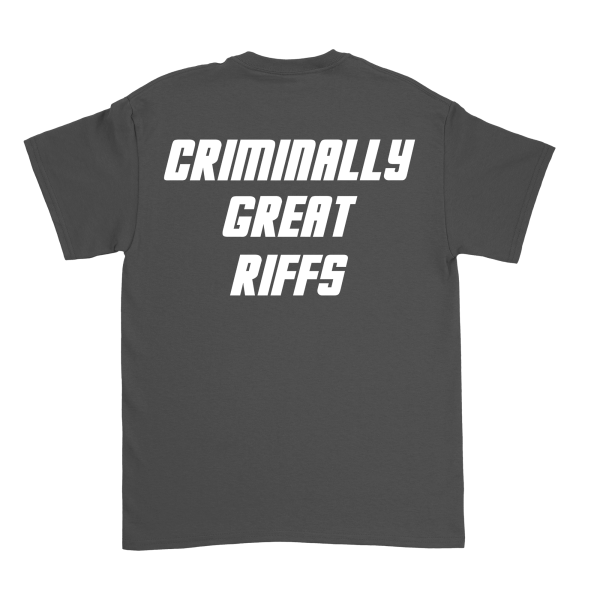 Nuclear Power Trio - Criminally Great Riffs T-Shirt Online Sale - Image 3