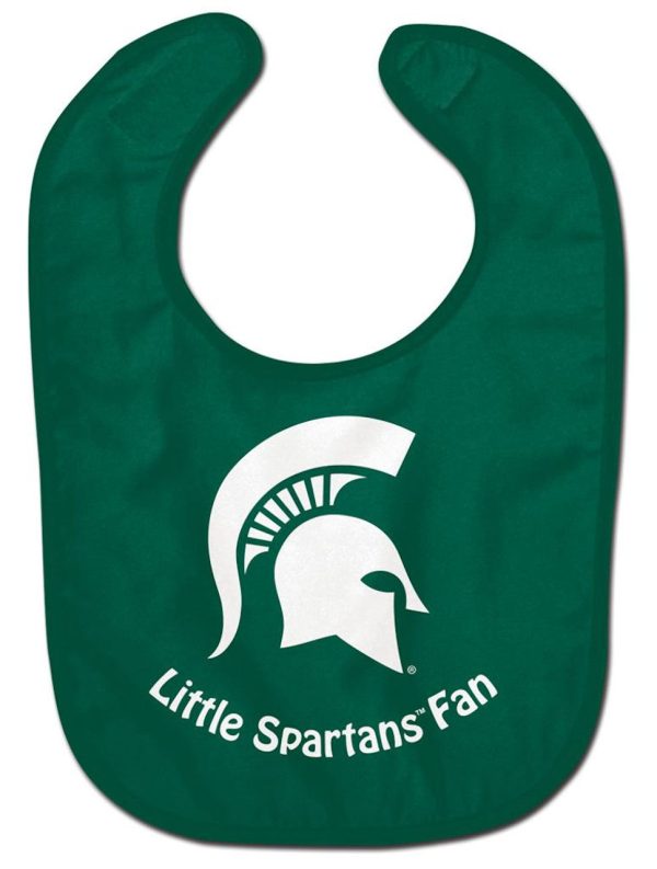 Michigan State Spartans Baby Bib All Pro Little Fan Online Hot Sale