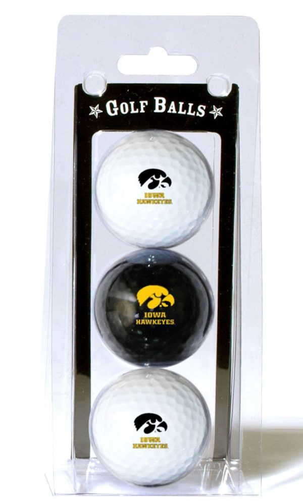 Iowa Hawkeyes 3 Pack of Golf Balls Cheap