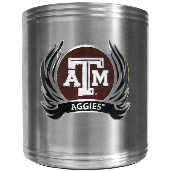Texas A & M Aggies Steel Can Cooler Online now - Image 2