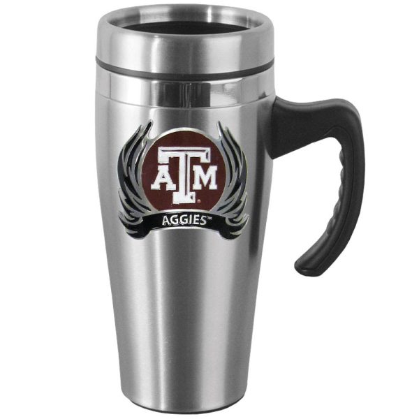 Texas A & M Aggies Steel Travel Mug For Discount - Image 4