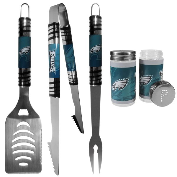Philadelphia Eagles 3 pc BBQ Set For Discount - Image 3